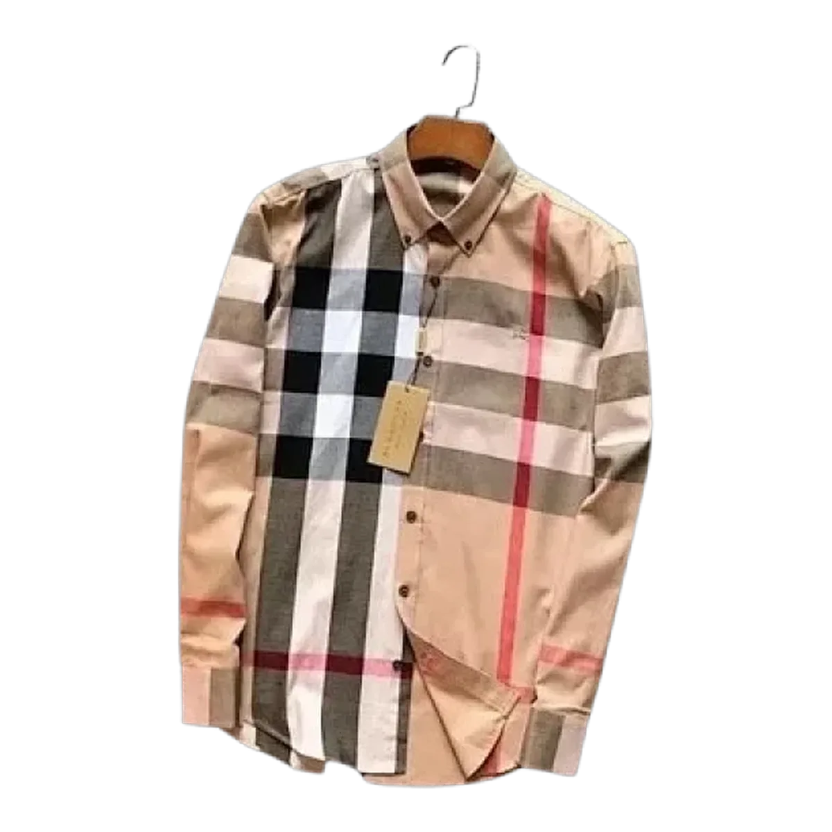 Burberry Beige Check Shirt