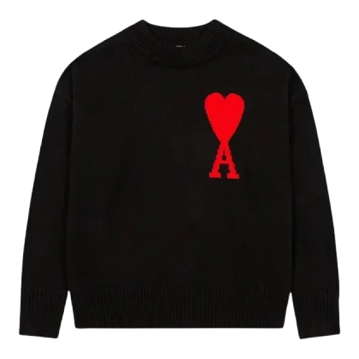 Ami Paris Black Heart Sweatshirt