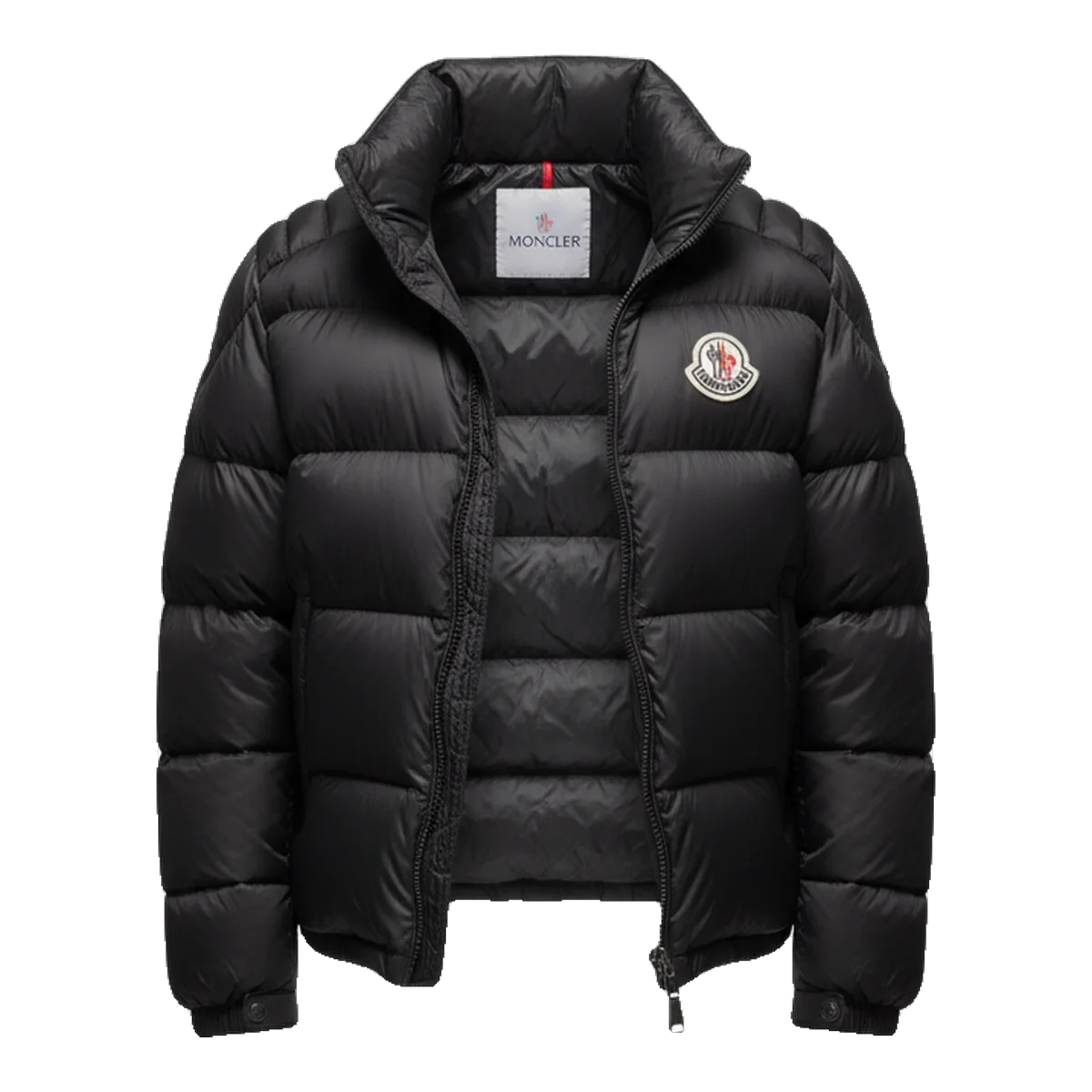 Moncler Quilted Down Jacket Black