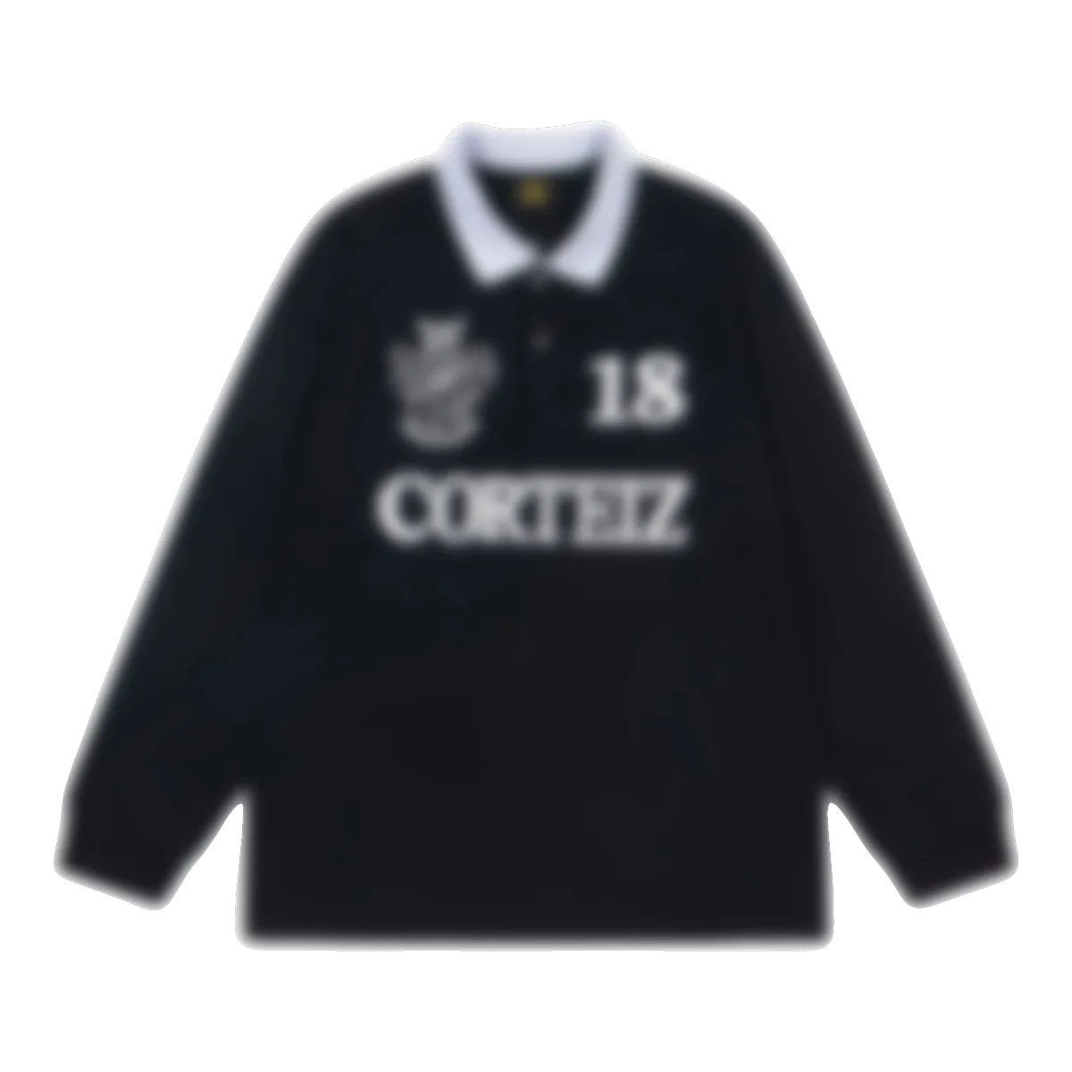 Corteiz Rugby Long Sleeve Black