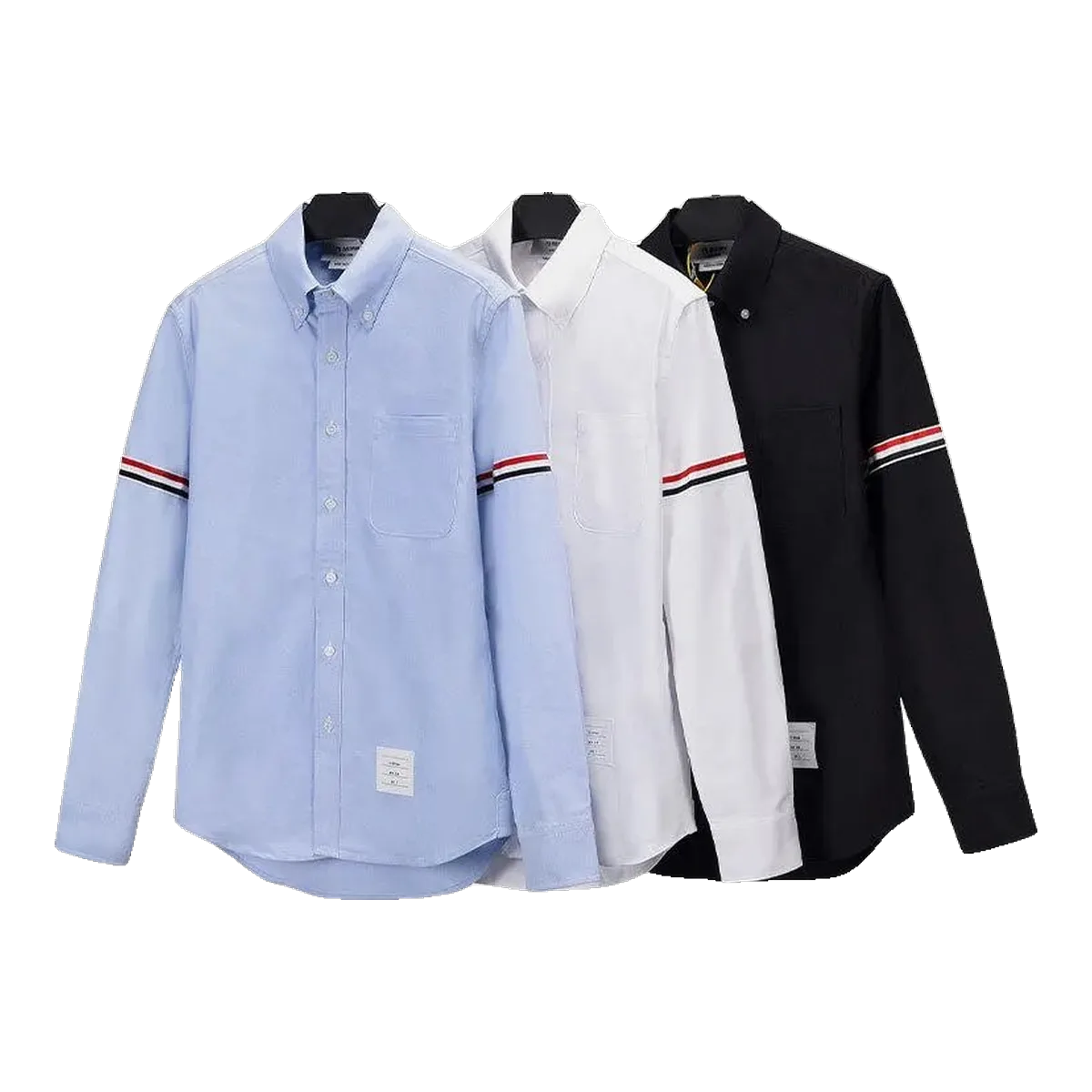 Thom Browne Armband Oxford Shirt Blue