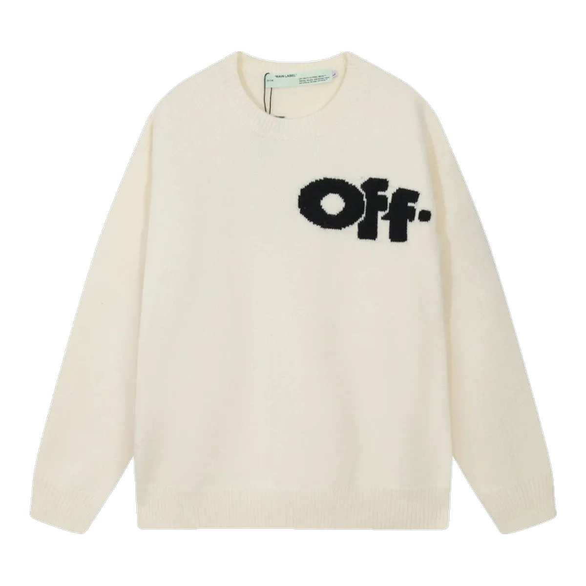 Off-White Logo Sweatshirt Cream