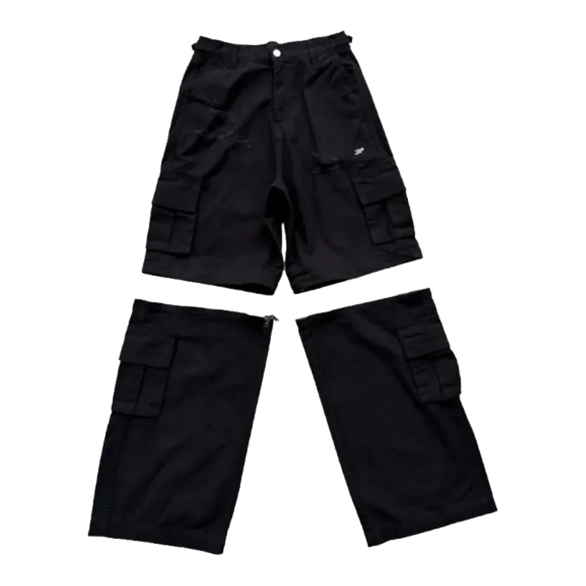 Broken Planet Black 2-in-1 Cargo Pants