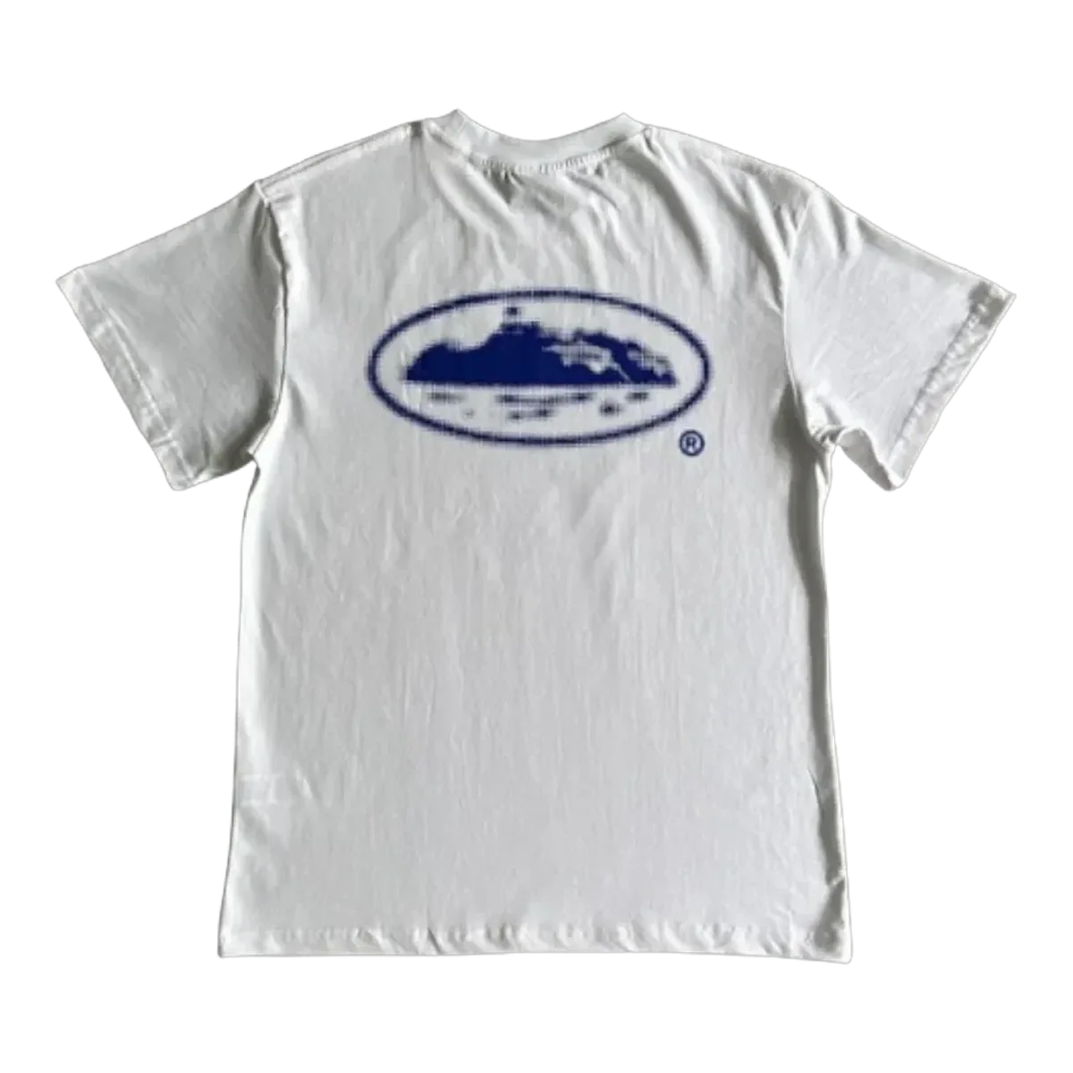 Corteiz White Blurred Logo Tee