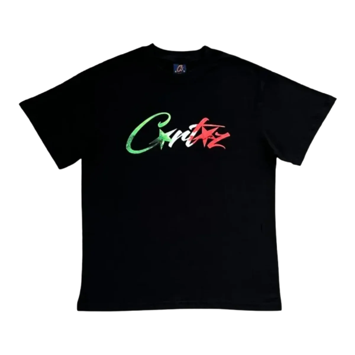 Corteiz Black Script Tee
