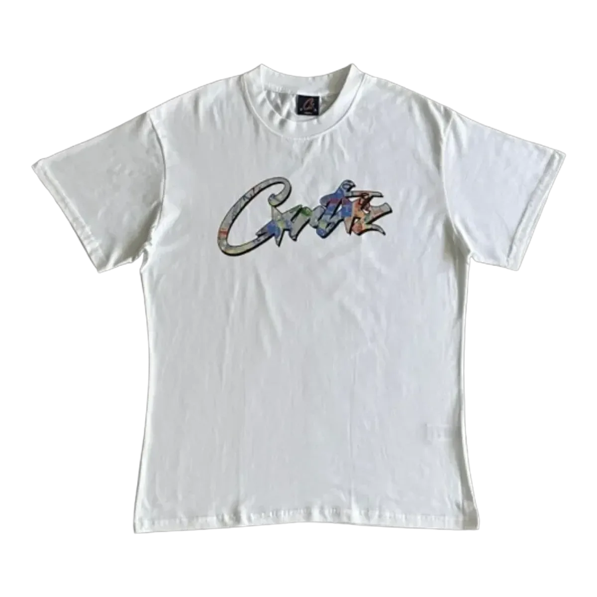 Corteiz White Script Tee
