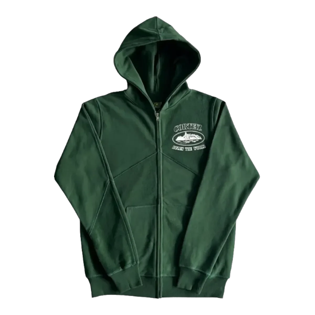 Corteiz Zip Hoodie Green