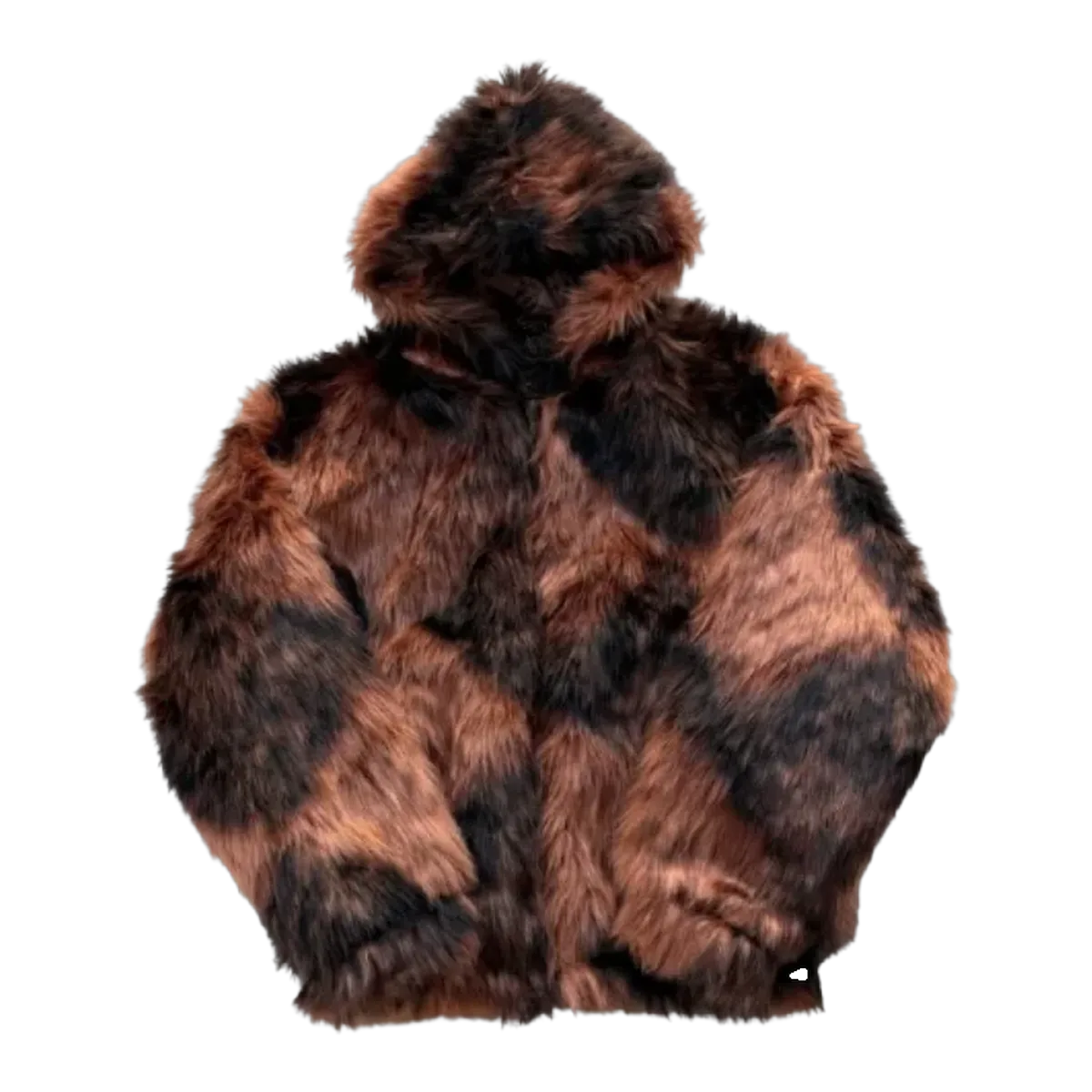 Corteiz Brown Fur Jacket