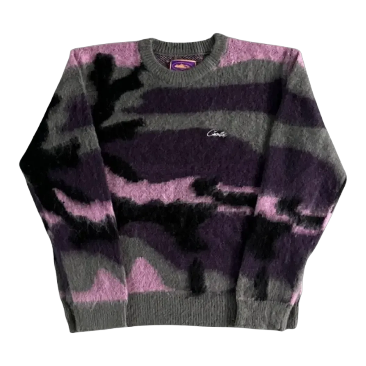 Corteiz Purple Camo Fleece Sweater