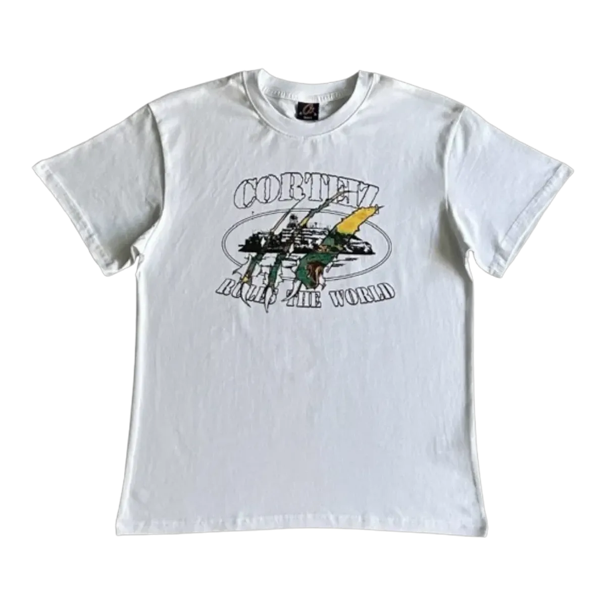 Corteiz White Graphic Tee