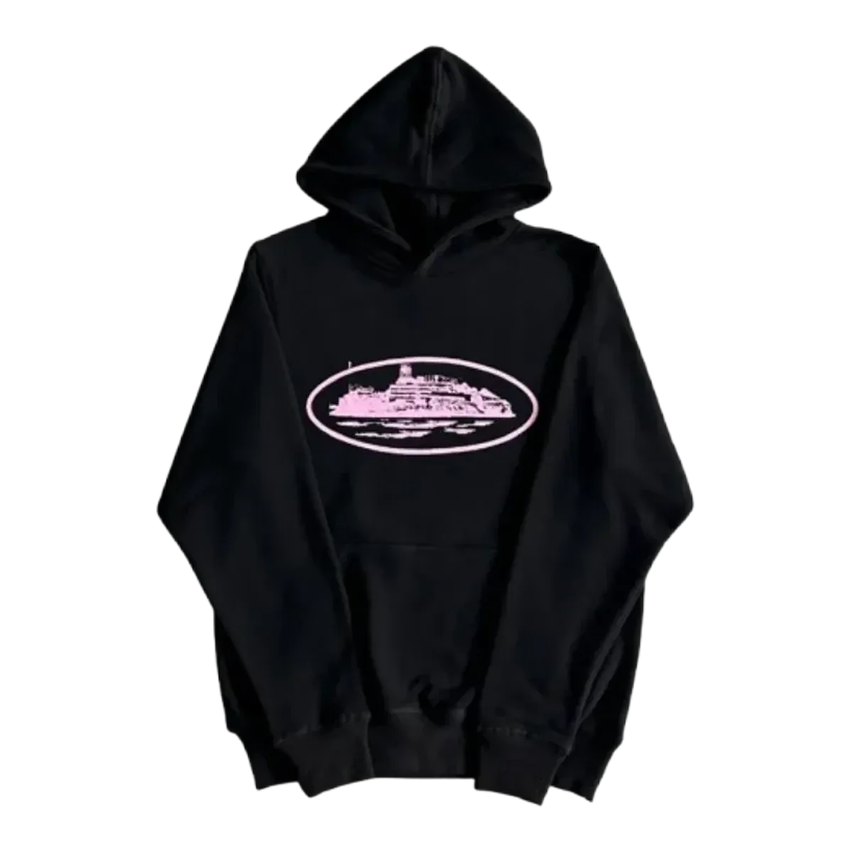 Corteiz Black Zip-Up Hoodie