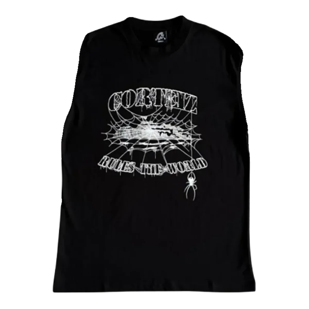 Corteiz Black Rules The World Tee