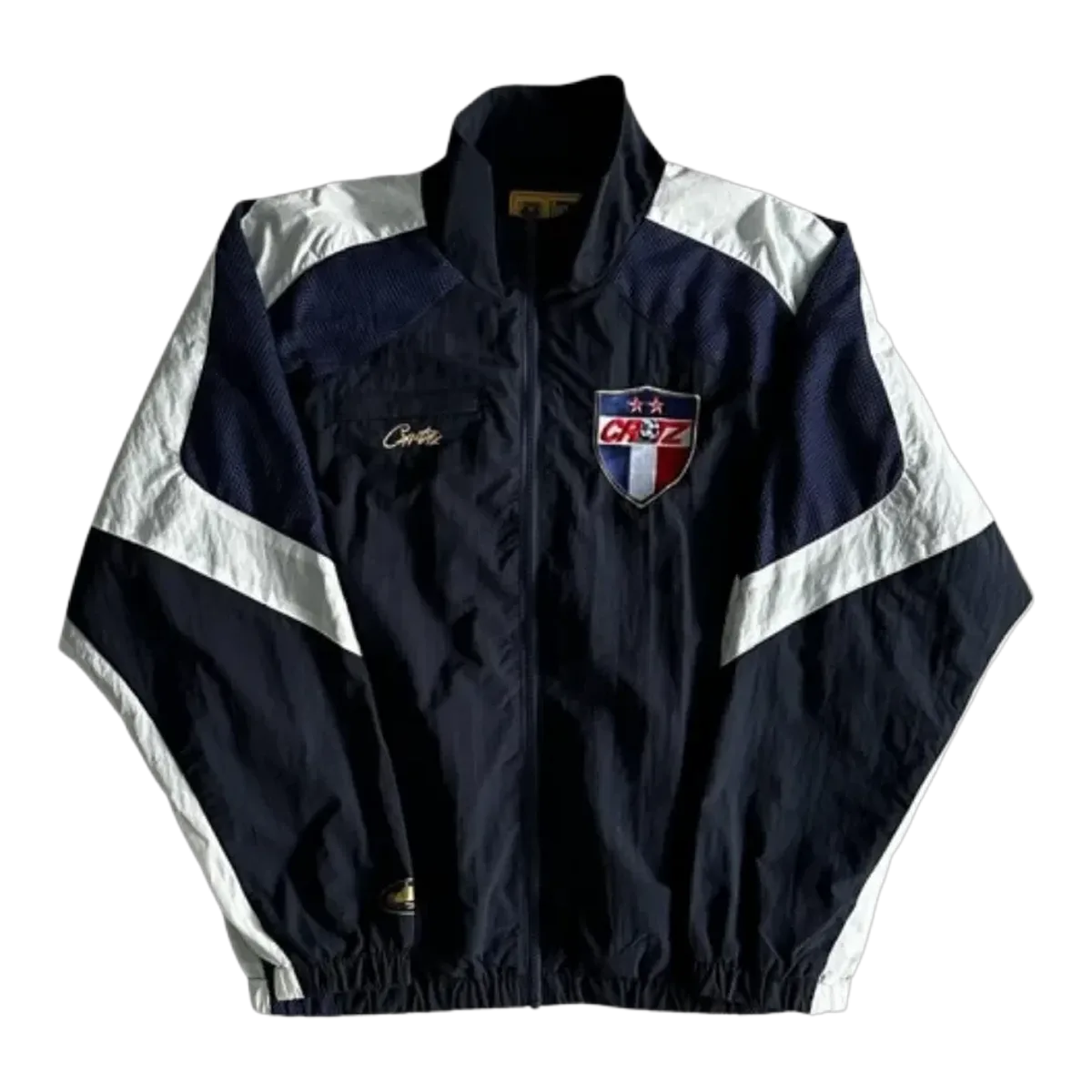 Corteiz Navy Crest Track Jacket