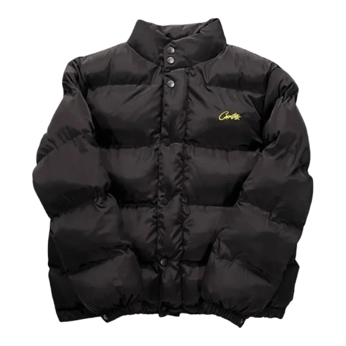 Corteiz Puffer Jacket Black