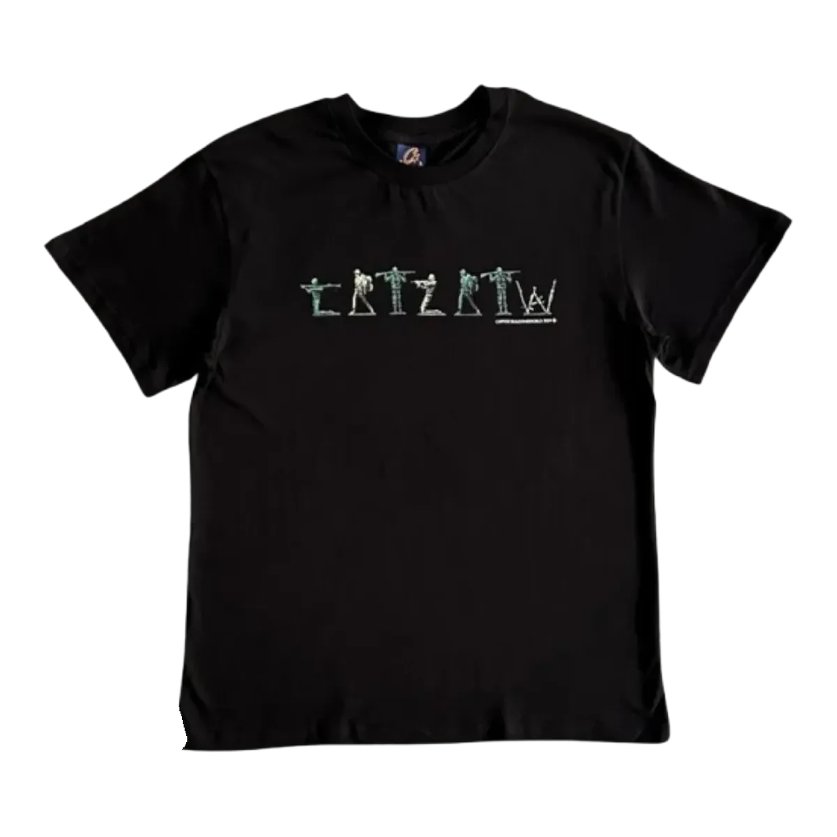 Corteiz Black Graphic Tee