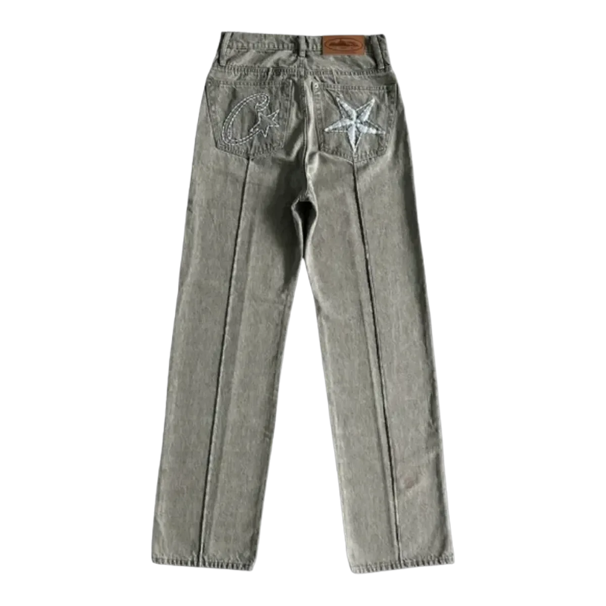 Corteiz Denim Jeans Grey