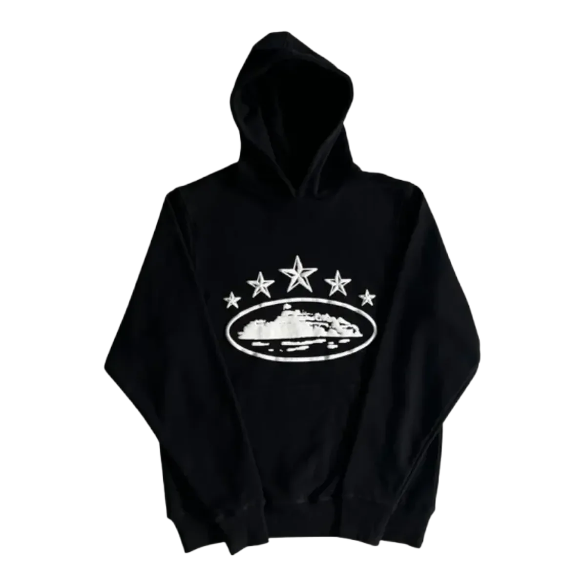 Corteiz Black Alcatraz Hoodie