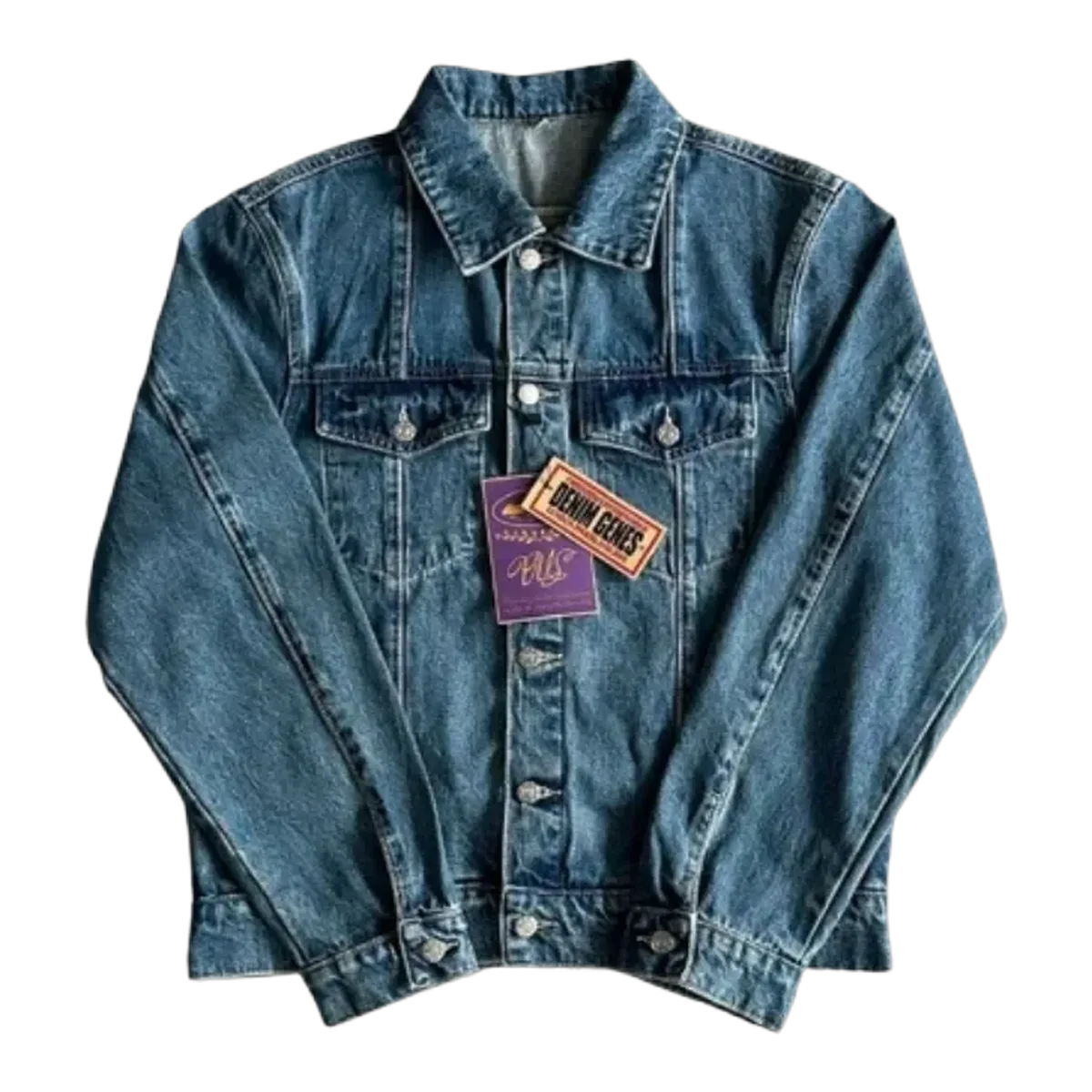 Corteiz Blue Denim Jacket