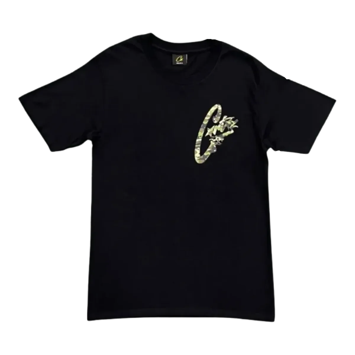 Corteiz Black Logo Tee