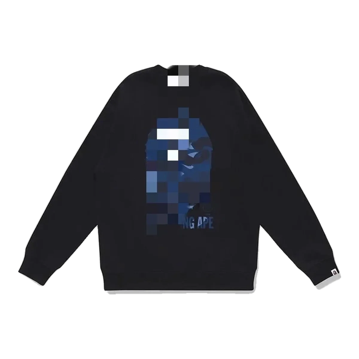 Bape Pixel Ape Sweatshirt Black