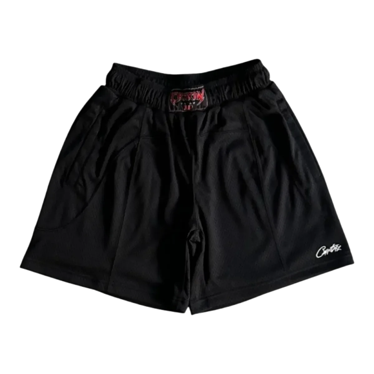 Corteiz Black Mesh Shorts