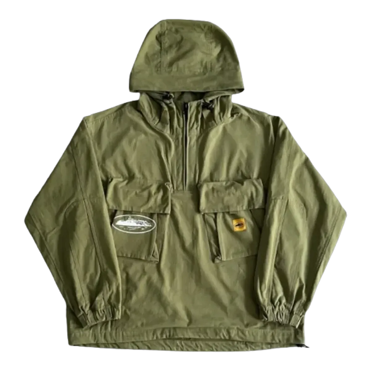 Corteiz Olive Green Anorak Jacket