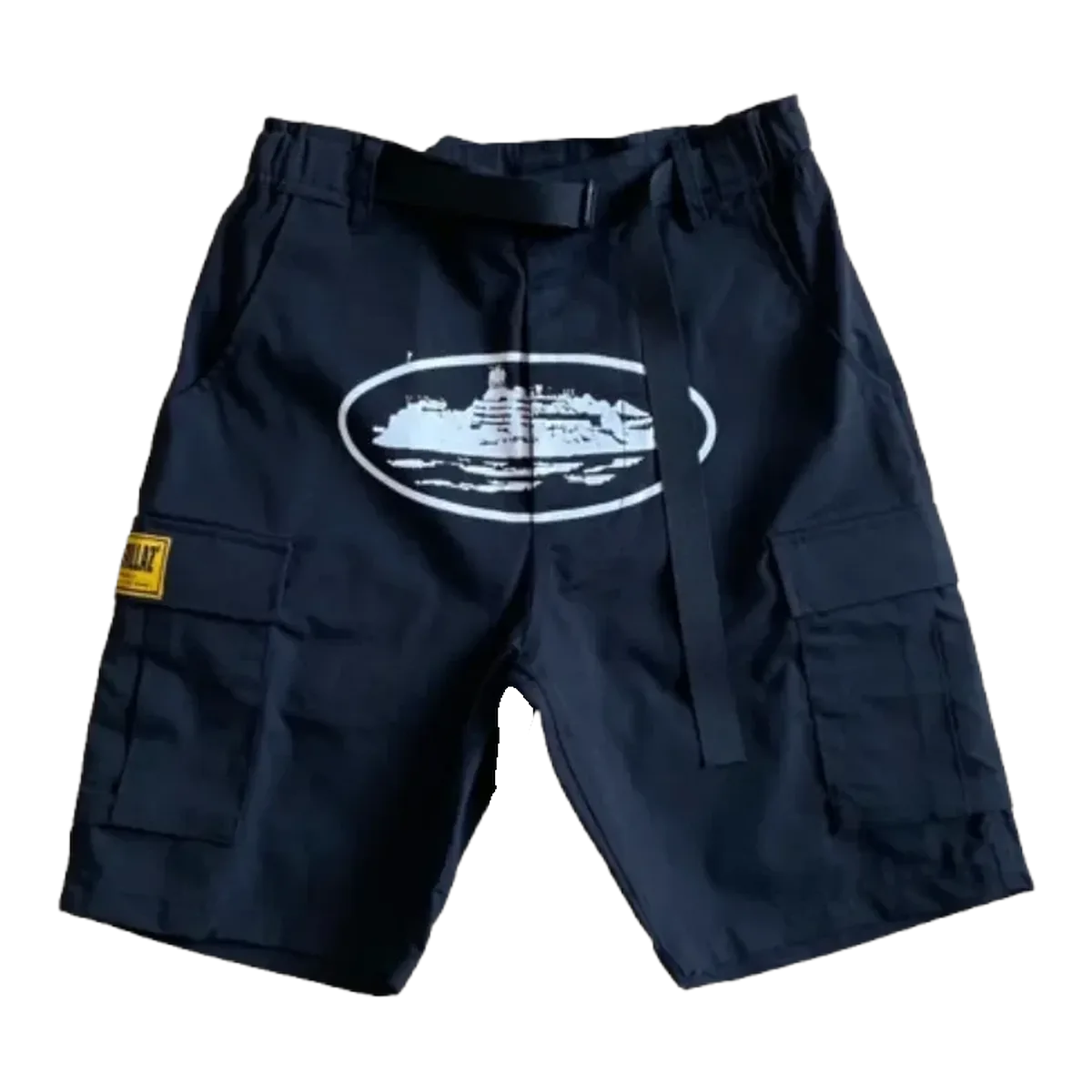 Corteiz Cargo Shorts Black