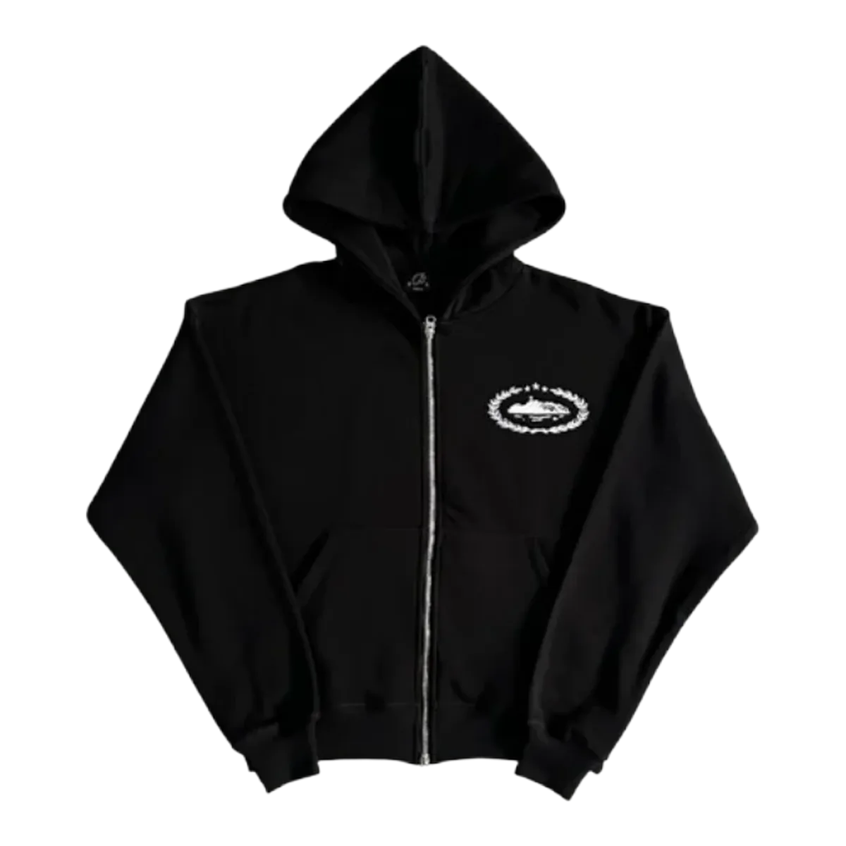 Corteiz Zip Hoodie Black