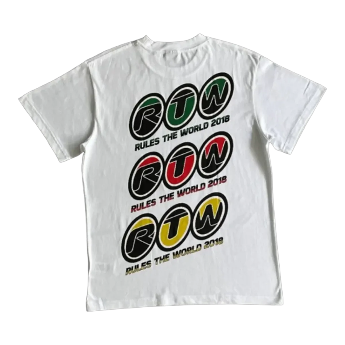 Corteiz White Rules The World Tee