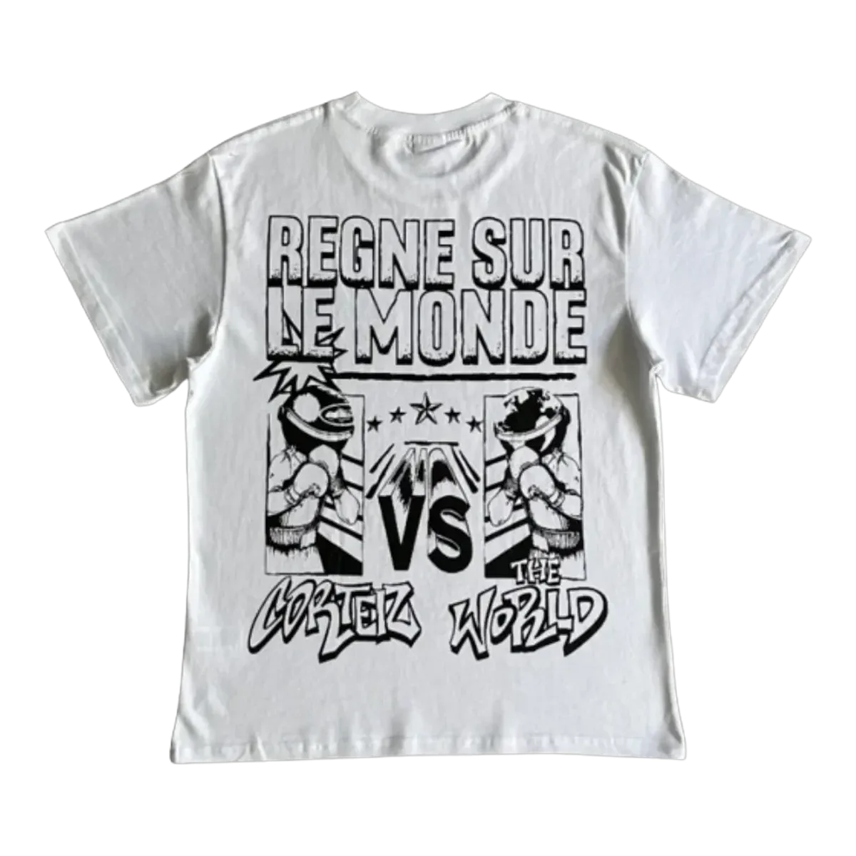 Corteiz Rules The World White T-Shirt