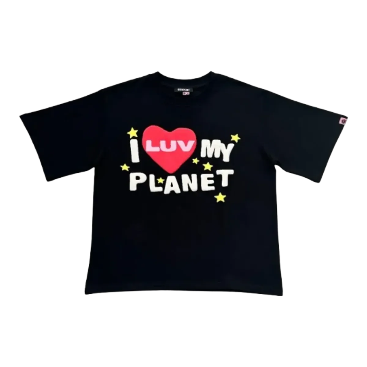 Broken Planet Navy I Luv My Planet T-Shirt
