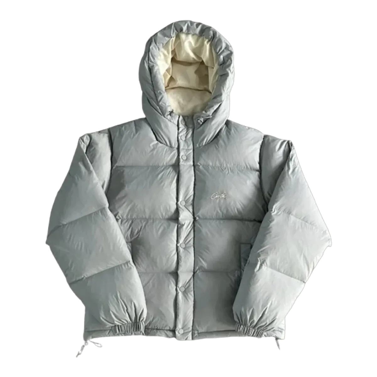 Corteiz Puffer Jacket White