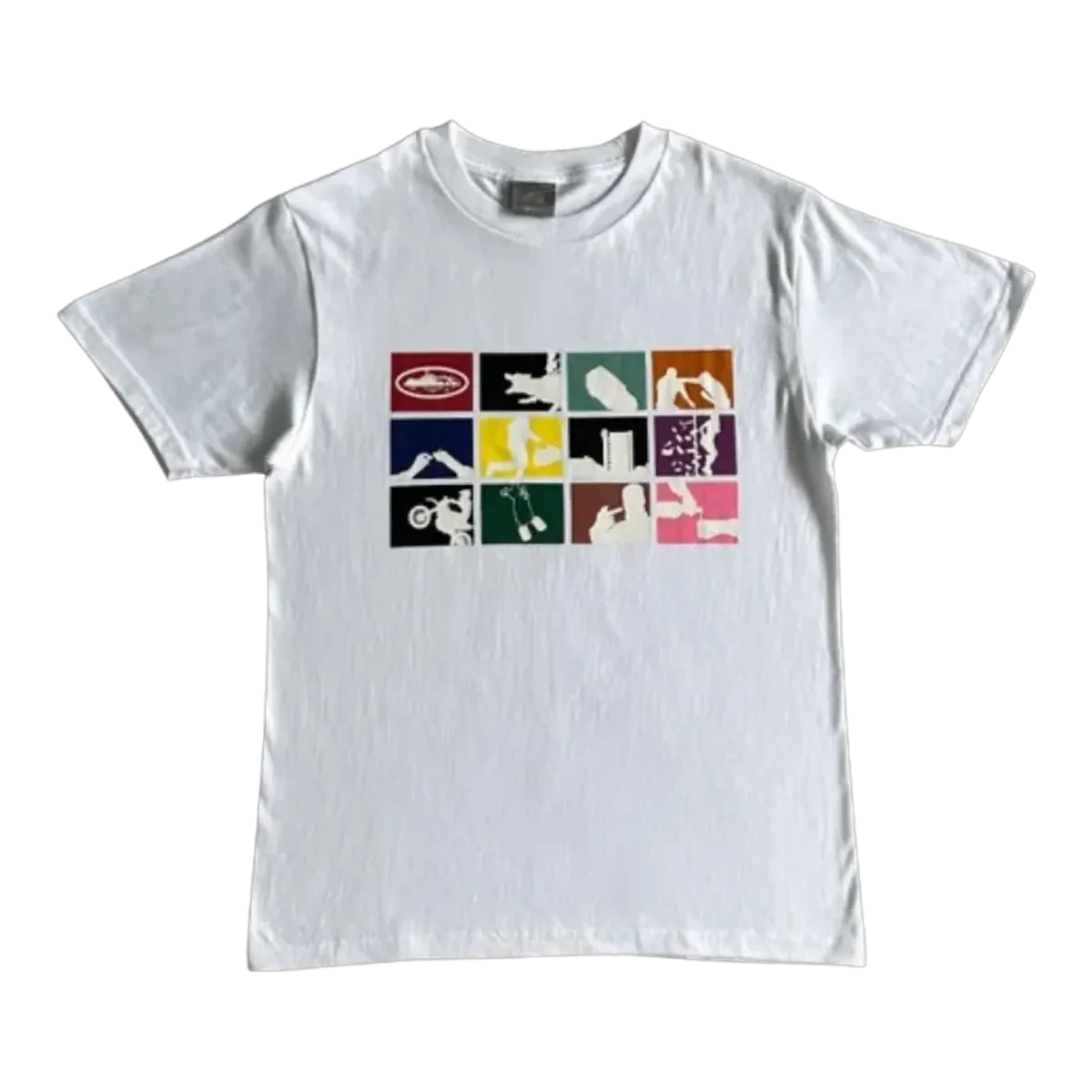 Corteiz White Graphic Tee