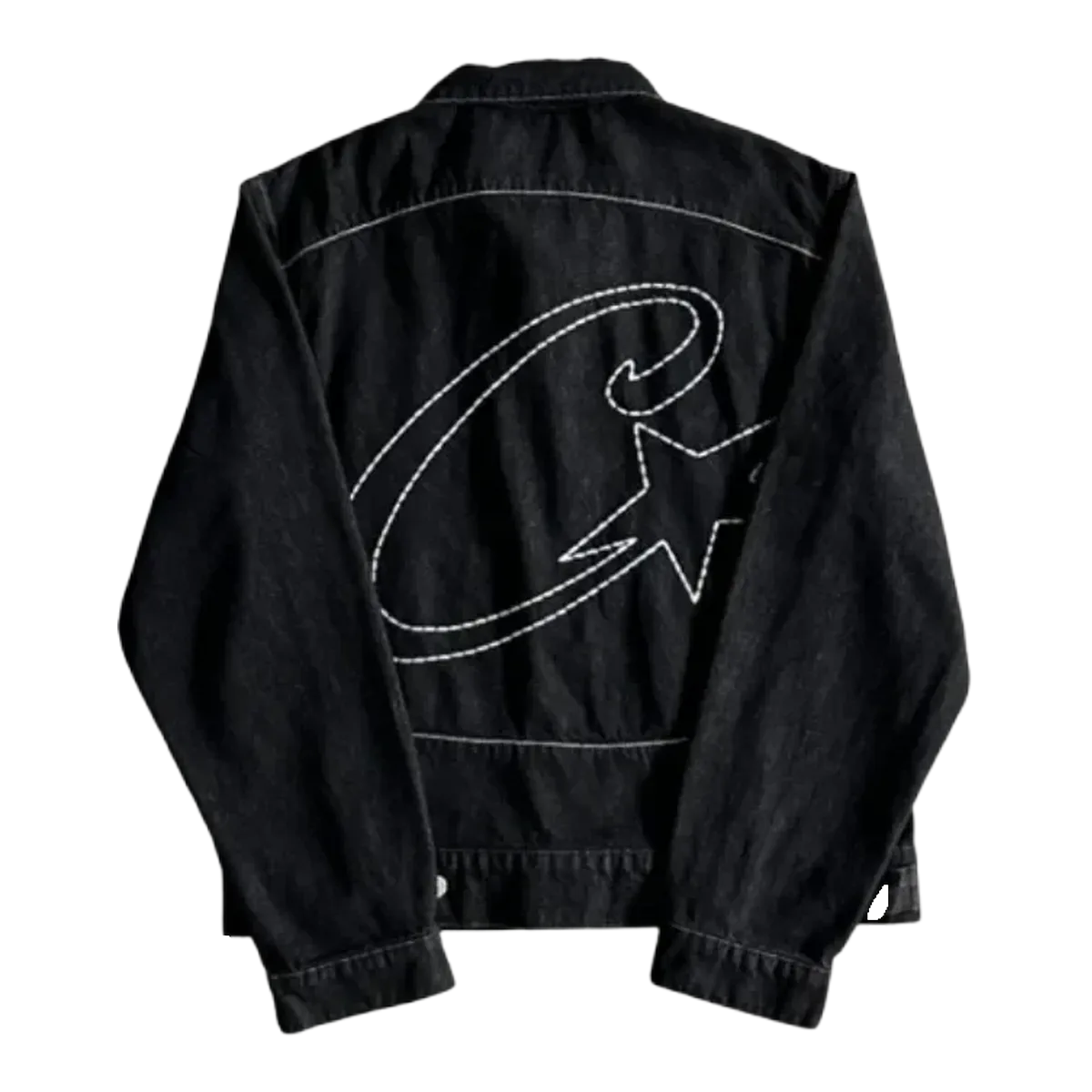 Corteiz Black Denim Jacket