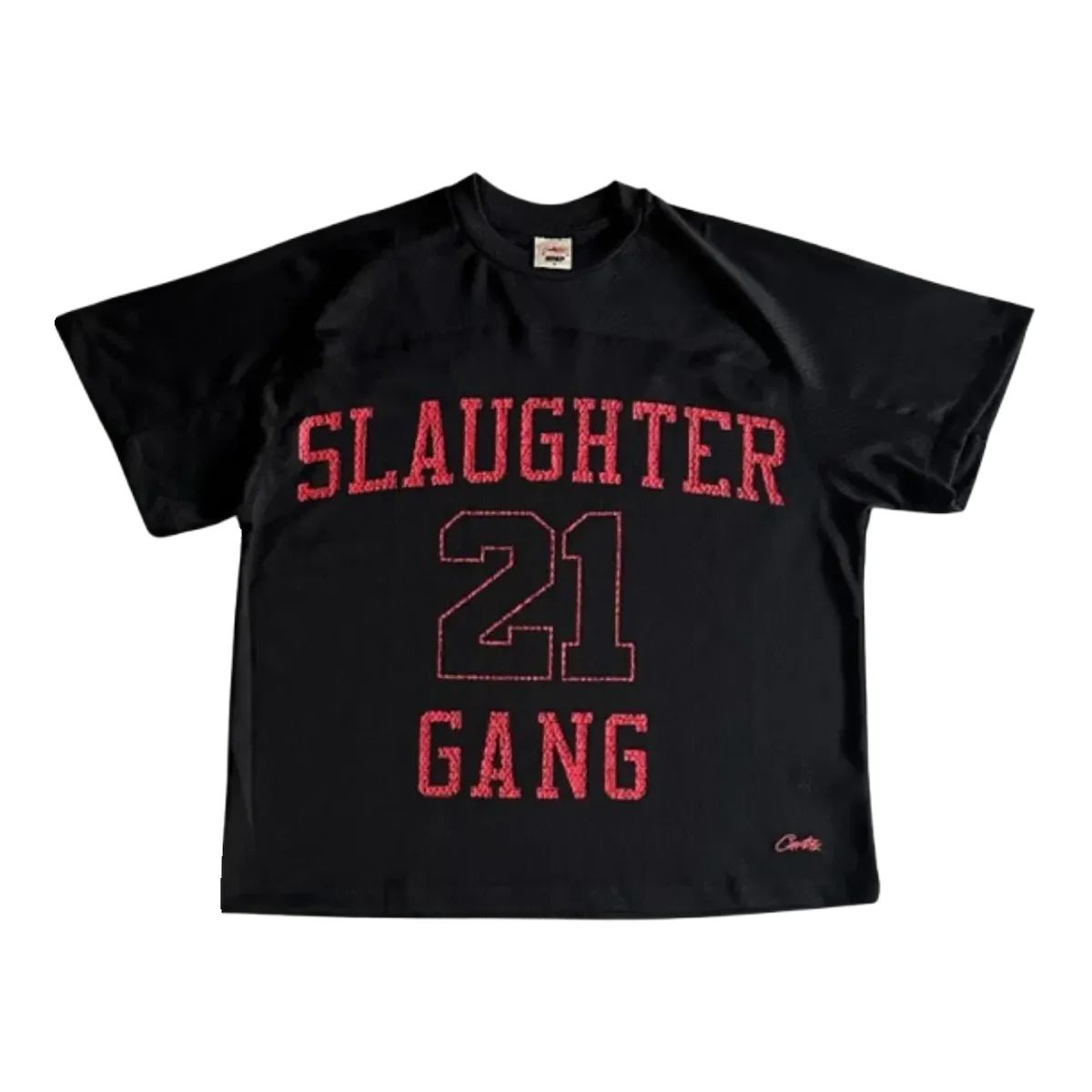 Corteiz Slaughter Gang Jersey Black