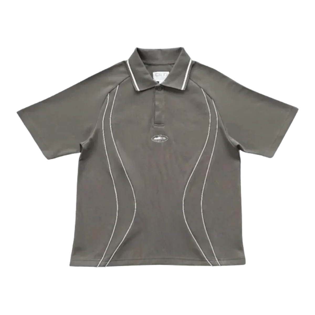 Corteiz Grey Polo Shirt