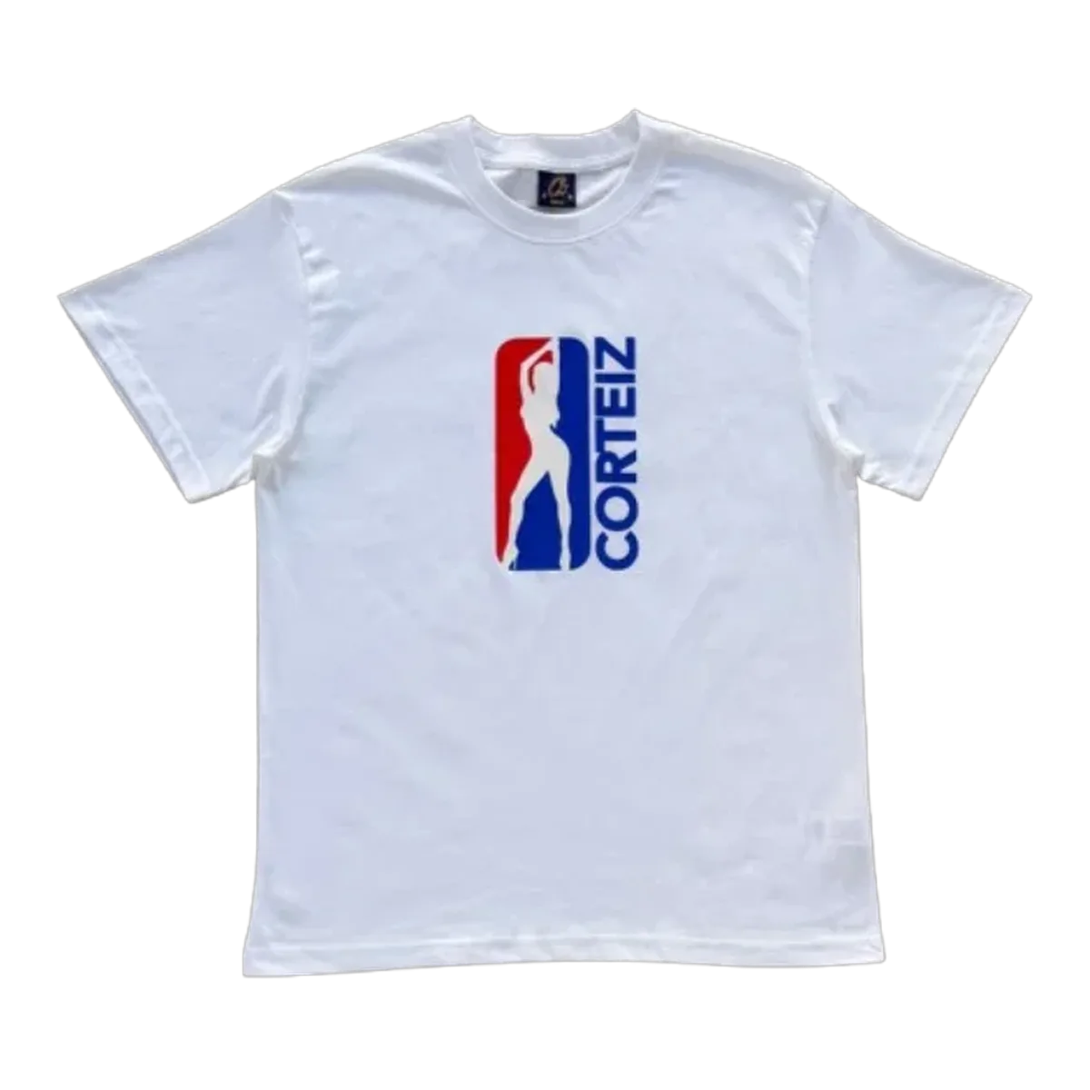 Corteiz White NBA Logo Tee