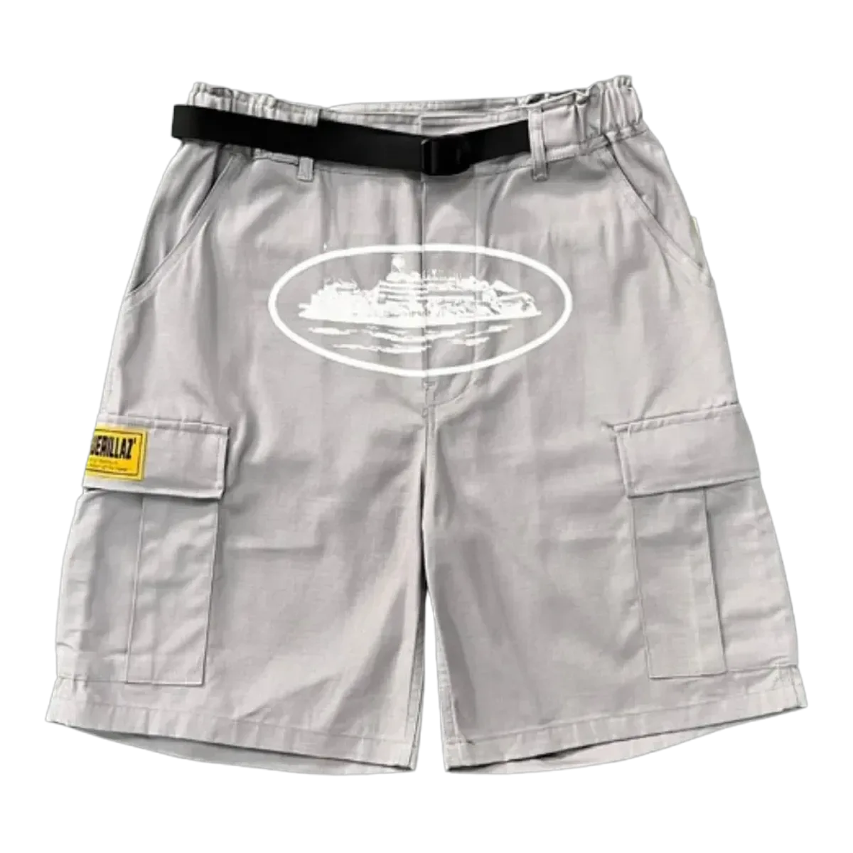 Corteiz Grey Cargo Shorts