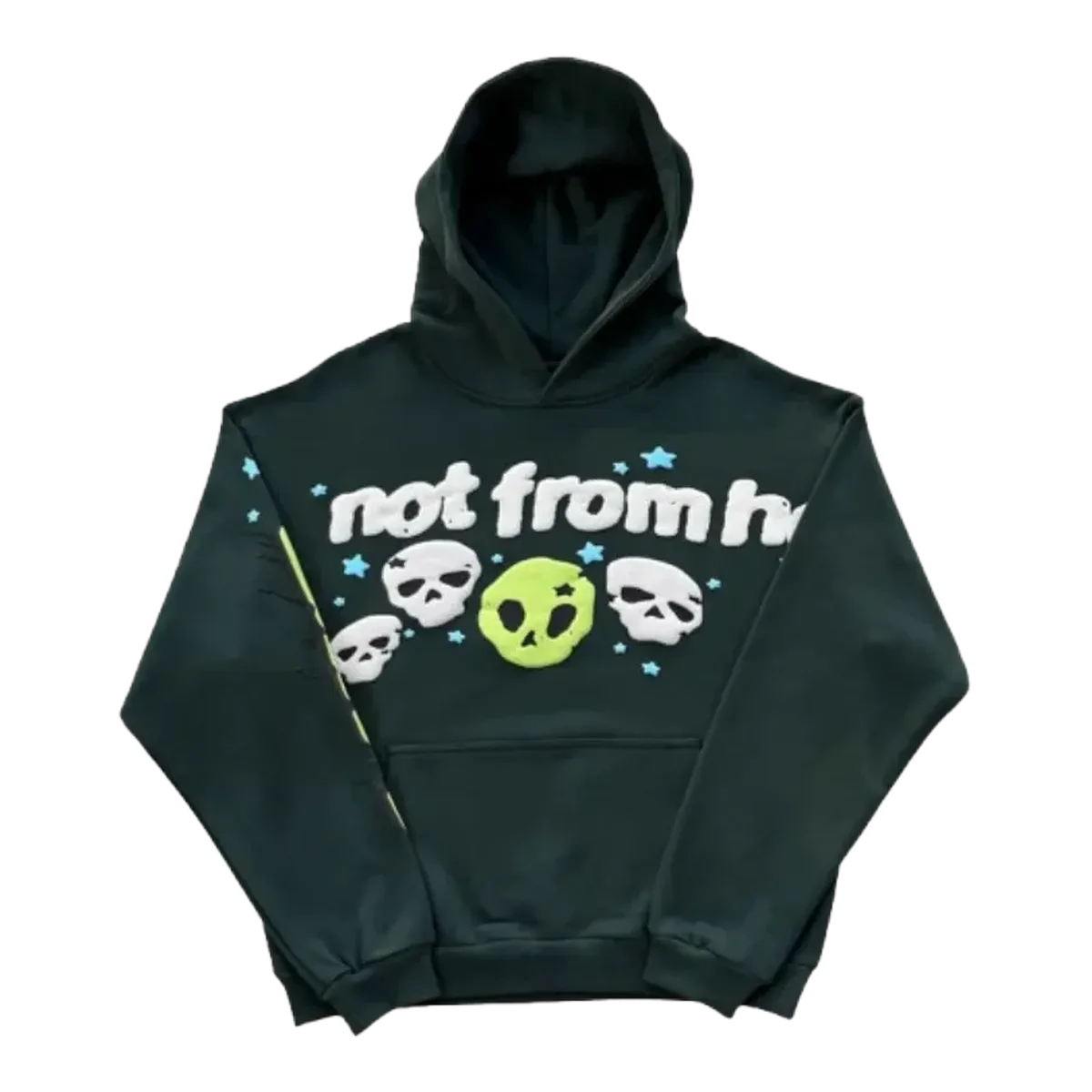 Broken Planet Green Hoodie