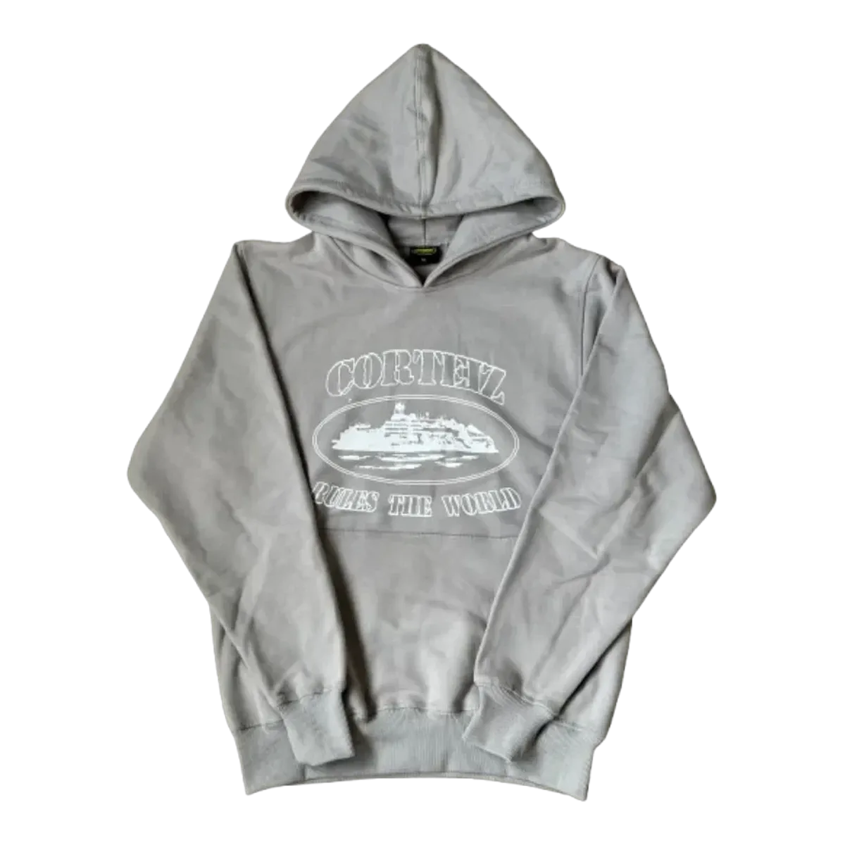 Corteiz Grey Logo Hoodie