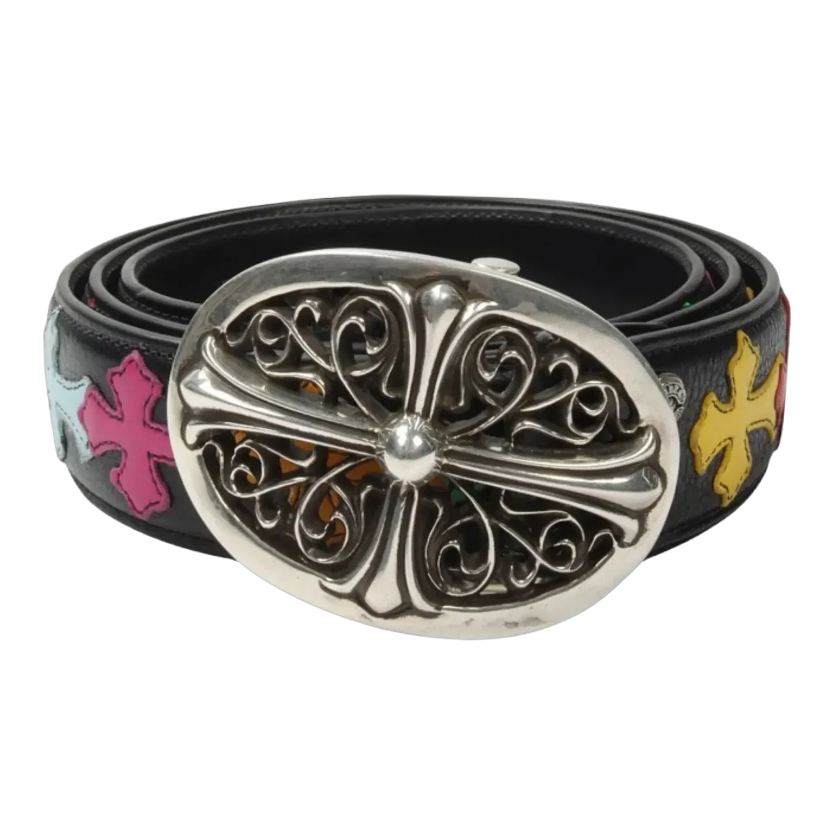 Chrome Hearts Silver Cross Belt