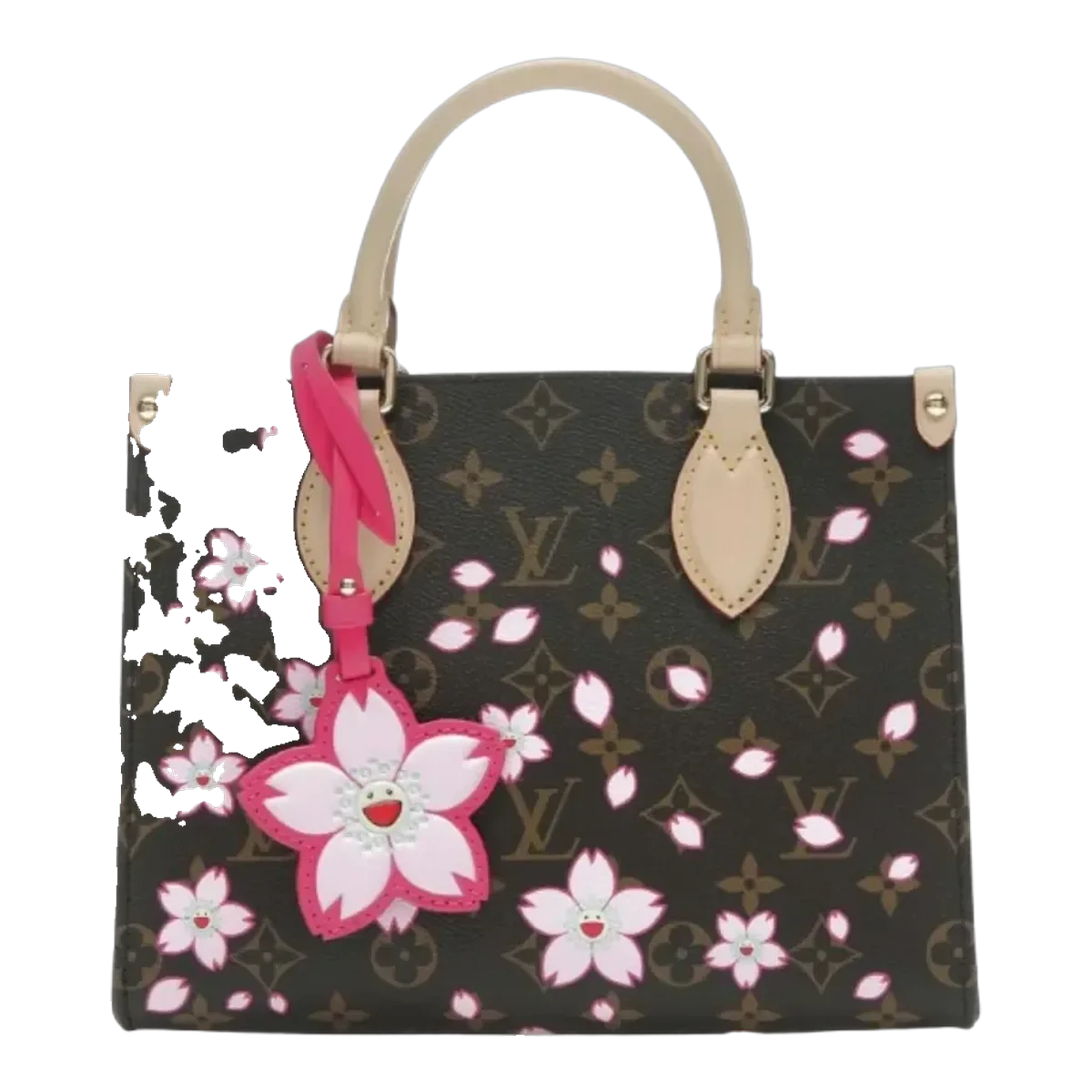 Takashi Murakami Floral Monogram Tote Bag