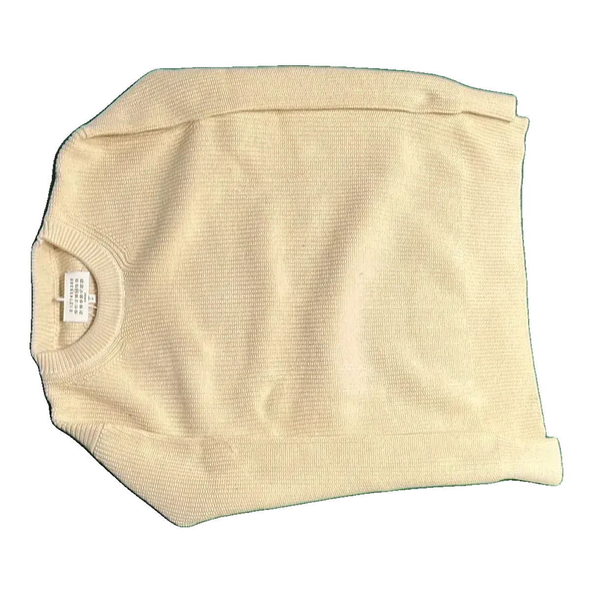 Maison Margiela Cream Knit Sweater