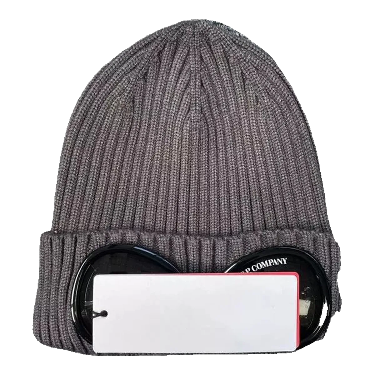 CP Company Ribbed Beanie Grey