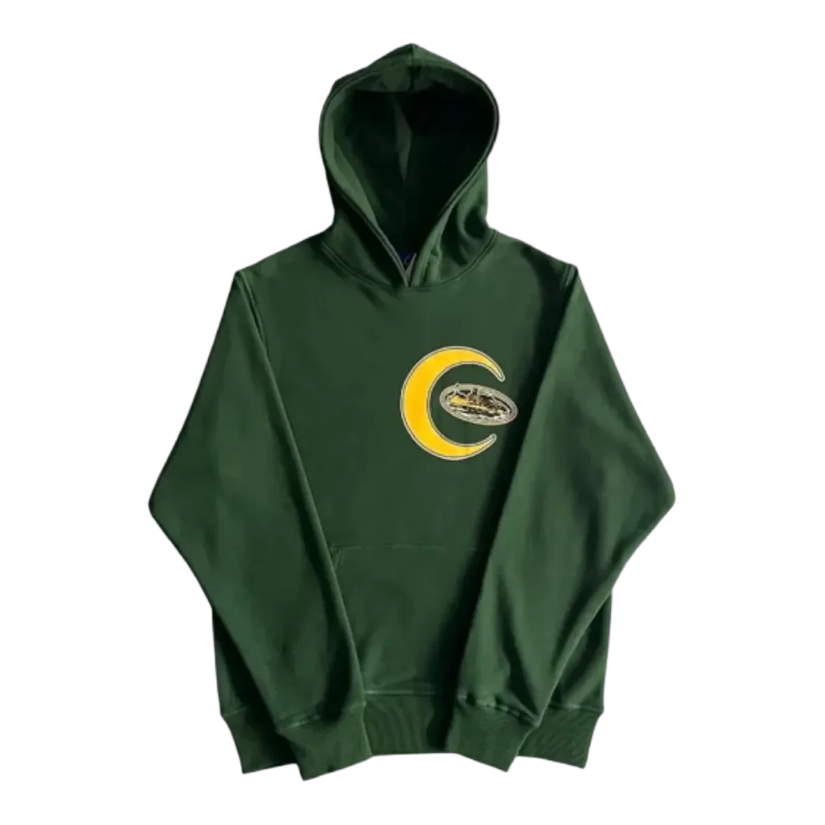 Corteiz Green Logo Hoodie