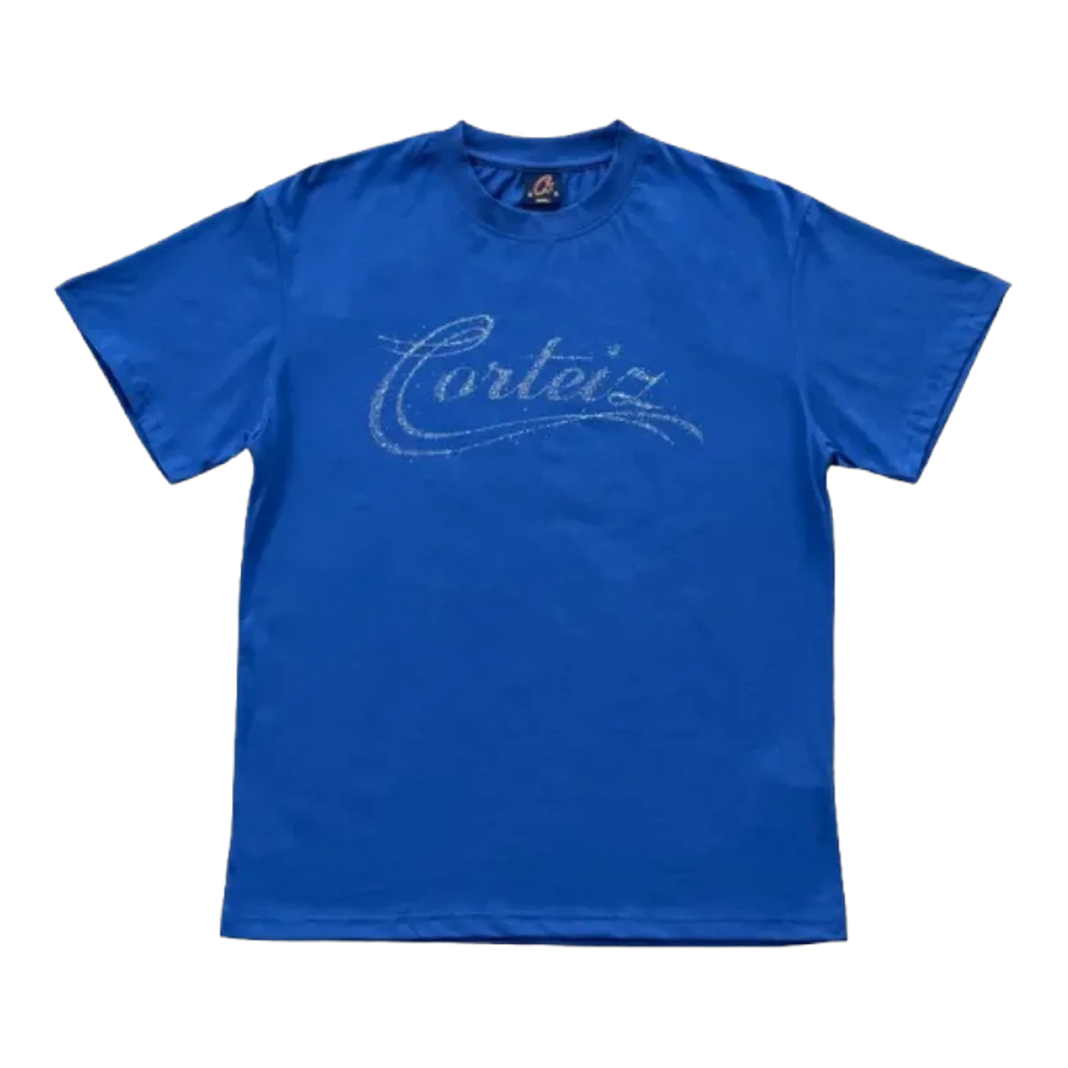 Corteiz Blue Script Logo Tee