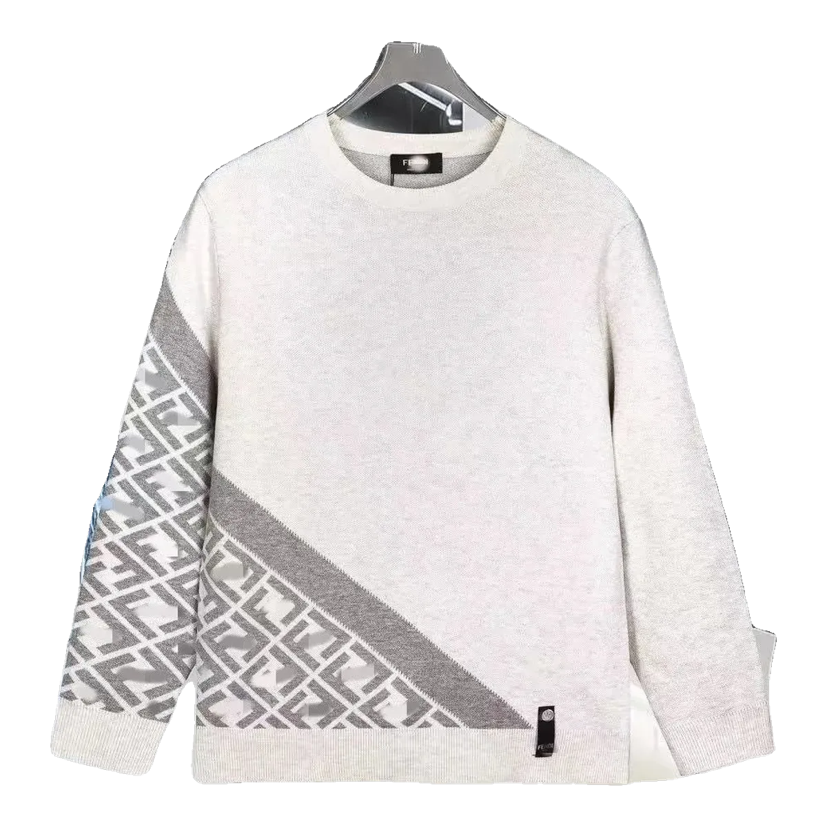 Fendi White Logo Sweatshirt