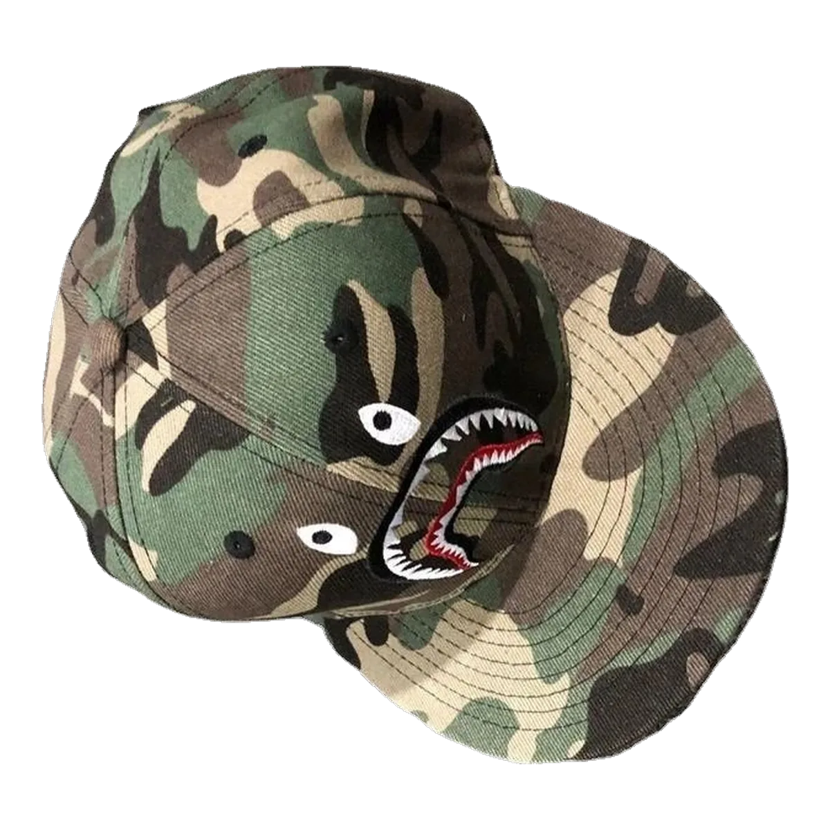 Bape Shark Camo Cap Green