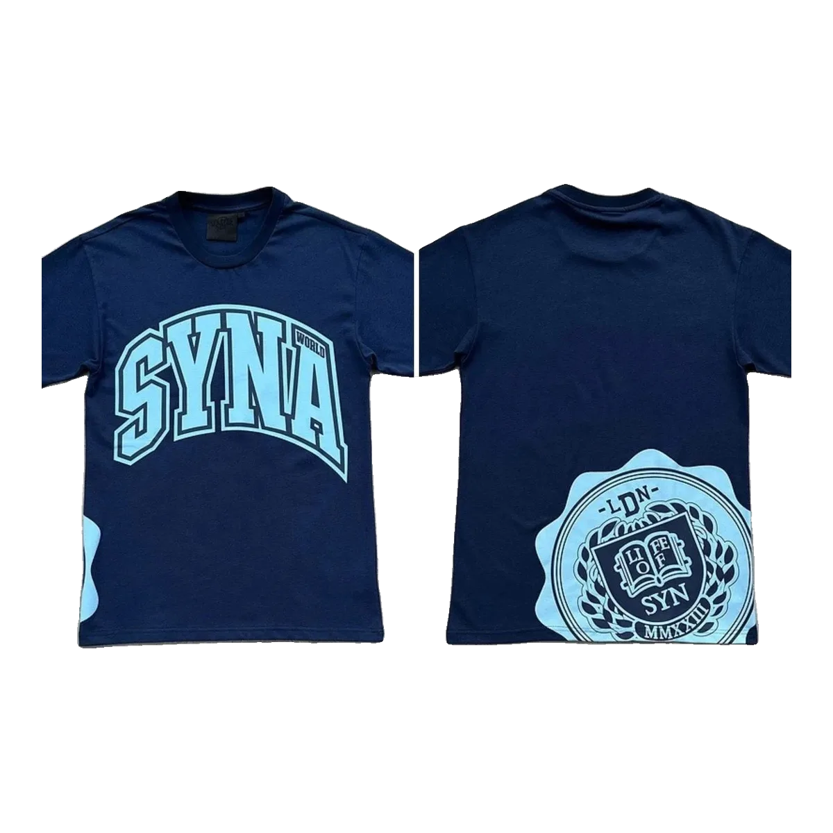 Syna World Navy Logo T-Shirt