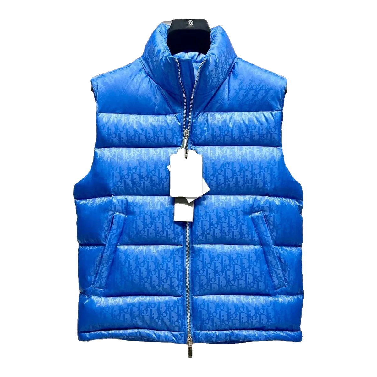 Dior Blue Oblique Puffer Gilet
